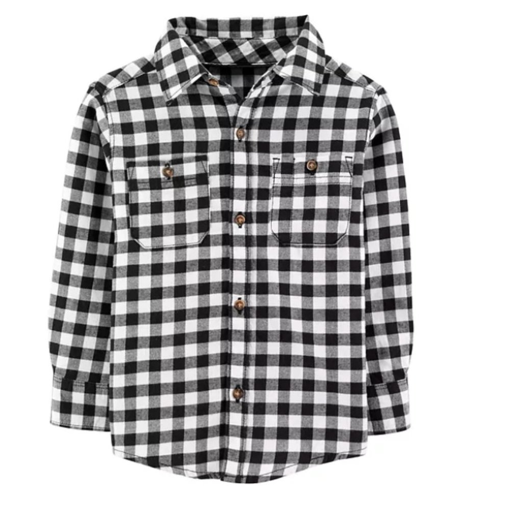 Carters Long Sleeve Button Up shirt EUC